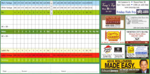 Dodgepoint Golf Course ScoreCard